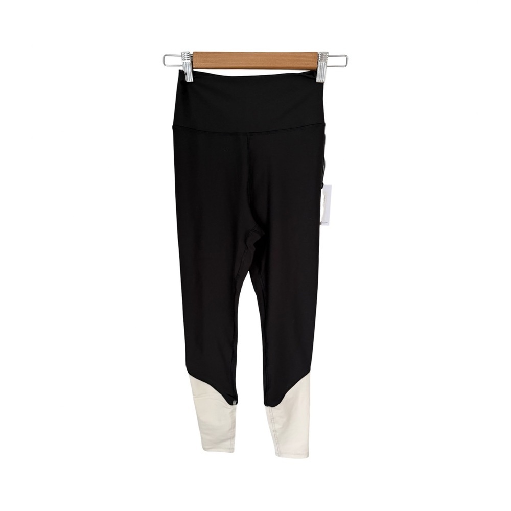 WeWoreWhat Color Block Leggings Black/White NWT Size S - Picture 6 of 11